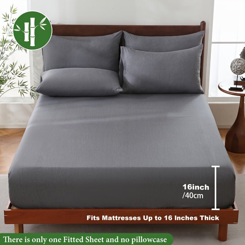 Bamboo Fiber Fitted Sheet – Cool & Breathable Bed Linen 11