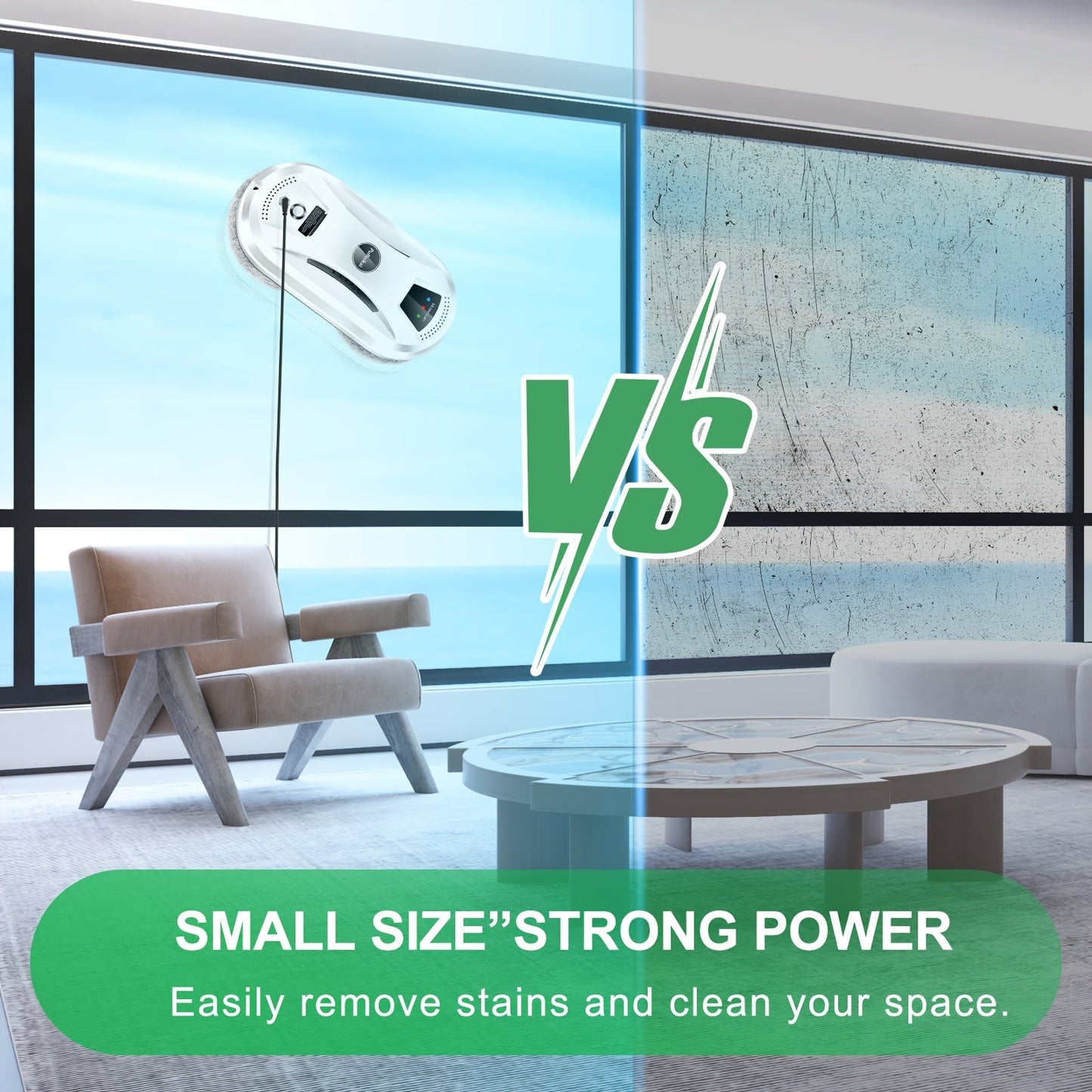 Automatic Window Cleaning Robot with Remote Control & Microfiber 7