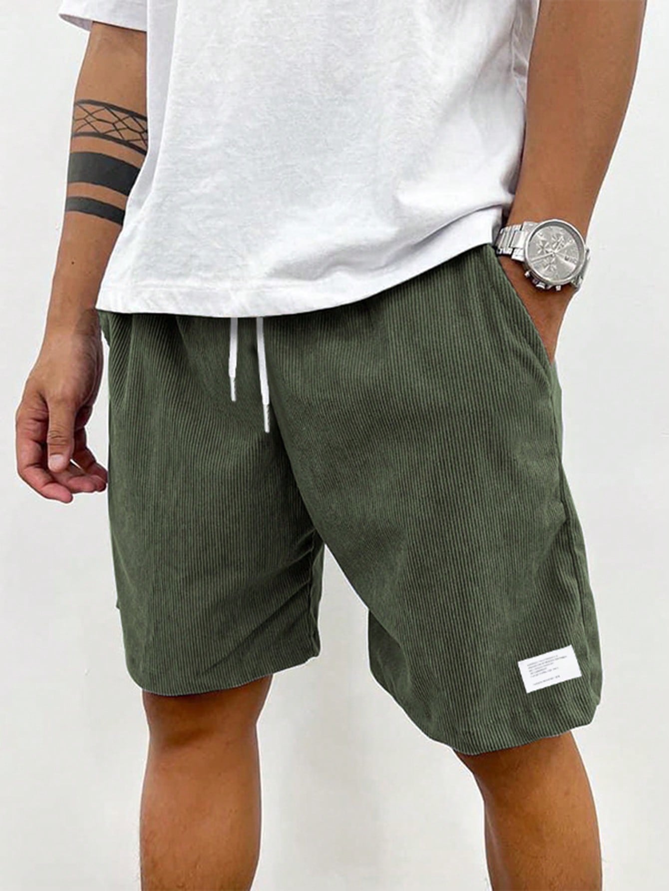 Pantaloncini Estivi Uomo Casual con Coulisse