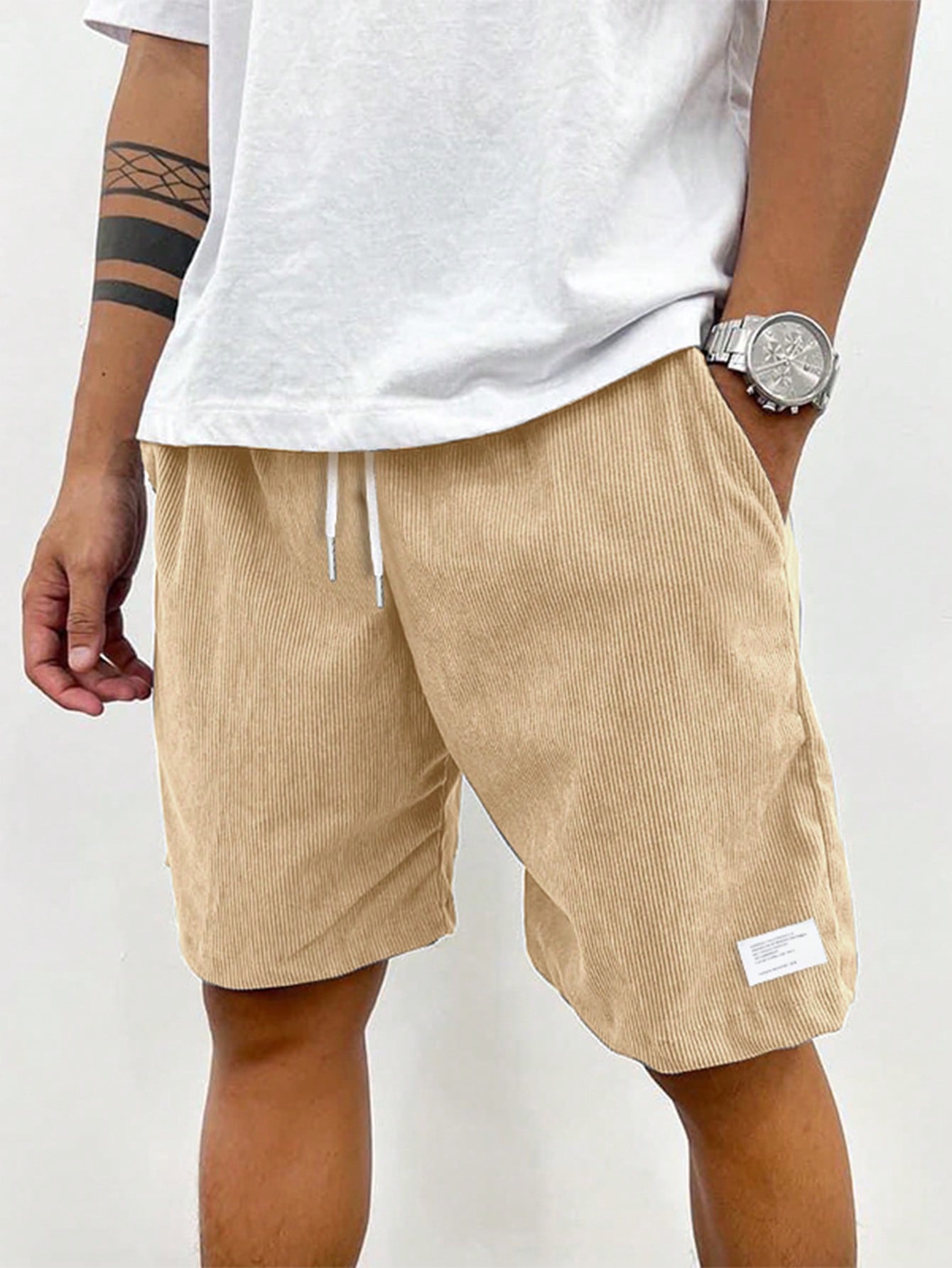 Pantaloncini Estivi Uomo Casual con Coulisse