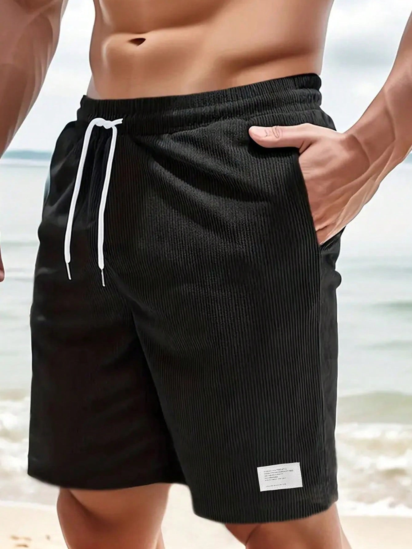 Pantaloncini Estivi Uomo Casual con Coulisse