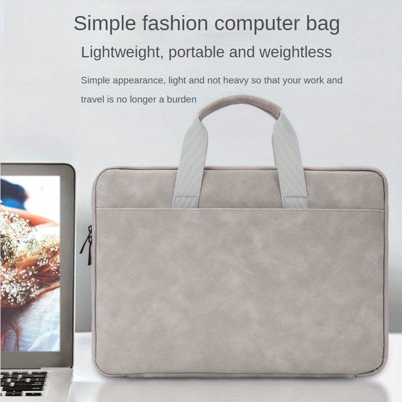 UrbanCarry PU Leather Laptop Bag — Elegant 15.6 Inch Carry 3
