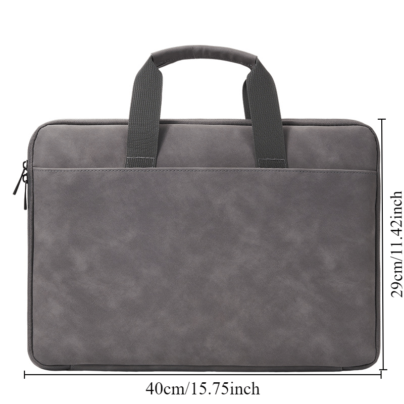 UrbanCarry PU Leather Laptop Bag — Elegant 15.6 Inch Carry 4