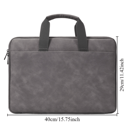 UrbanCarry PU Leather Laptop Bag — Elegant 15.6 Inch Carry 4
