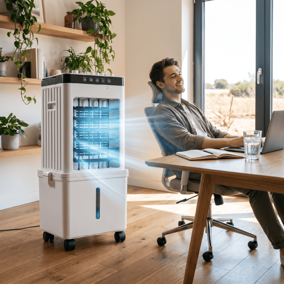 Portable Air Cooler 3-in-1 — Evaporative Fan with Ice Cooling 3