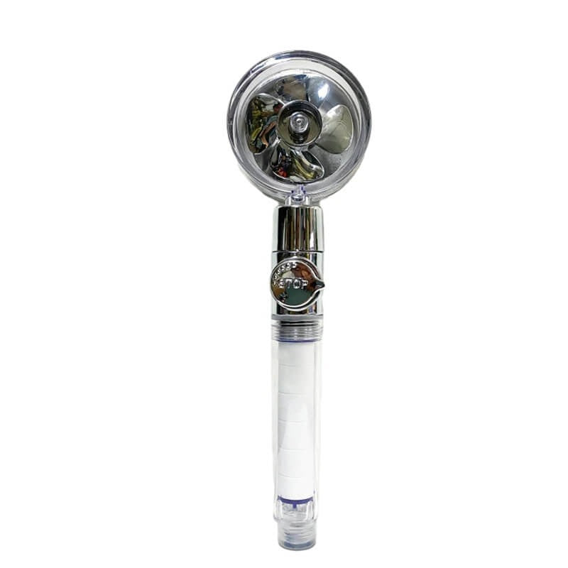 Turbo 360° Shower Head — High Pressure Rotating Water Saver 15