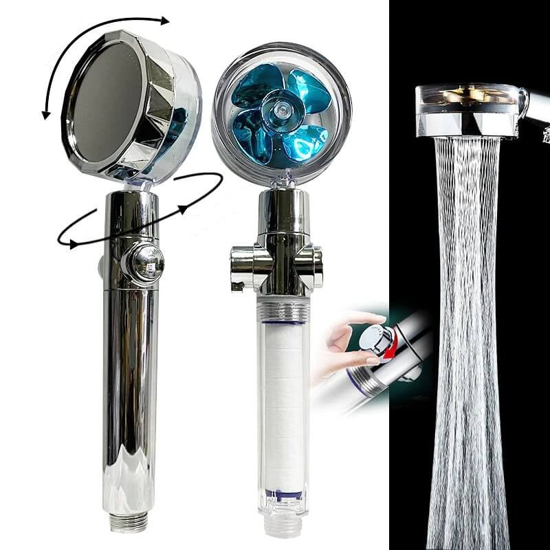 Turbo 360° Shower Head — High Pressure Rotating Water Saver 18