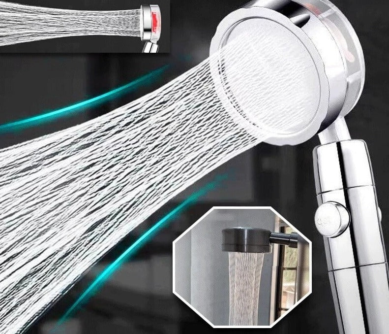 Turbo 360° Shower Head — High Pressure Rotating Water Saver 19
