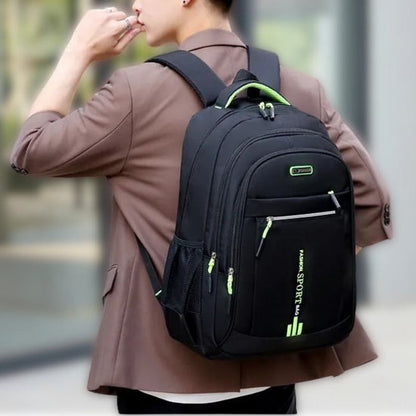 Waterproof Oxford Backpack Multiple Compartments — 20L Laptop 15" 7