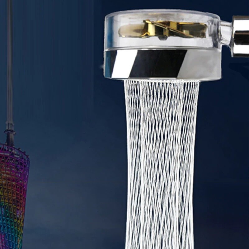 Turbo 360° Shower Head — High Pressure Rotating Water Saver 16