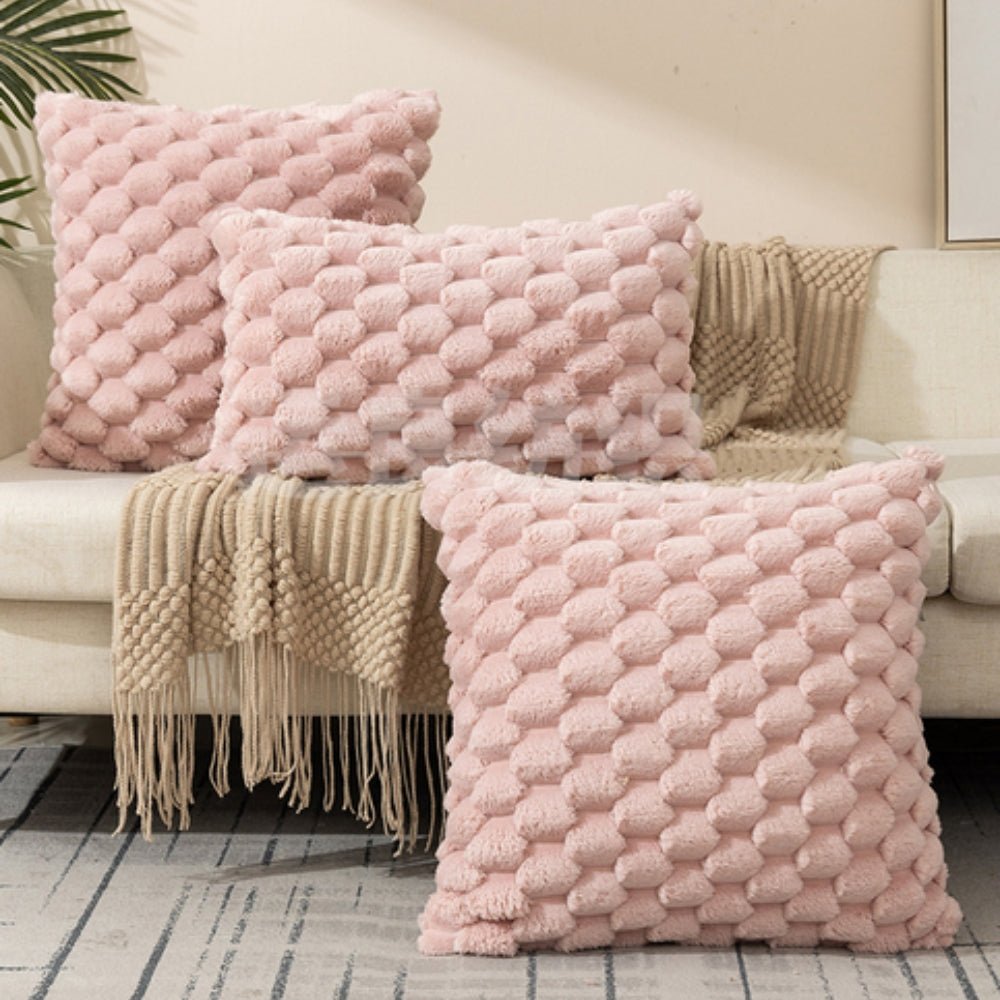 3D Texture Soft Cushion Cover — Decorative Sofa & Bed Pillow 1