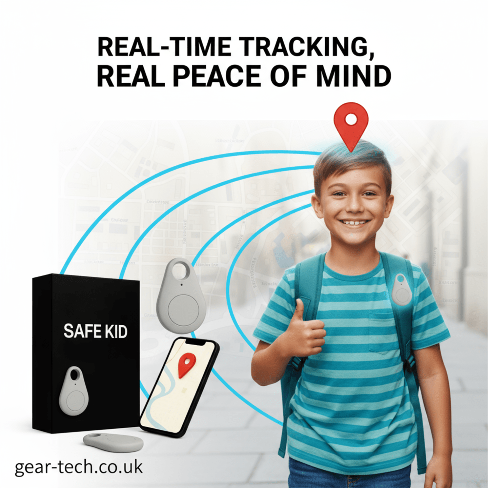 GPS Tracker per Bambini Localizzazione Tempo Reale SOS