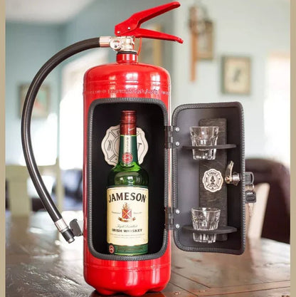 Hidden Bar Fire Extinguisher Design — Secret Bottle Holder 2