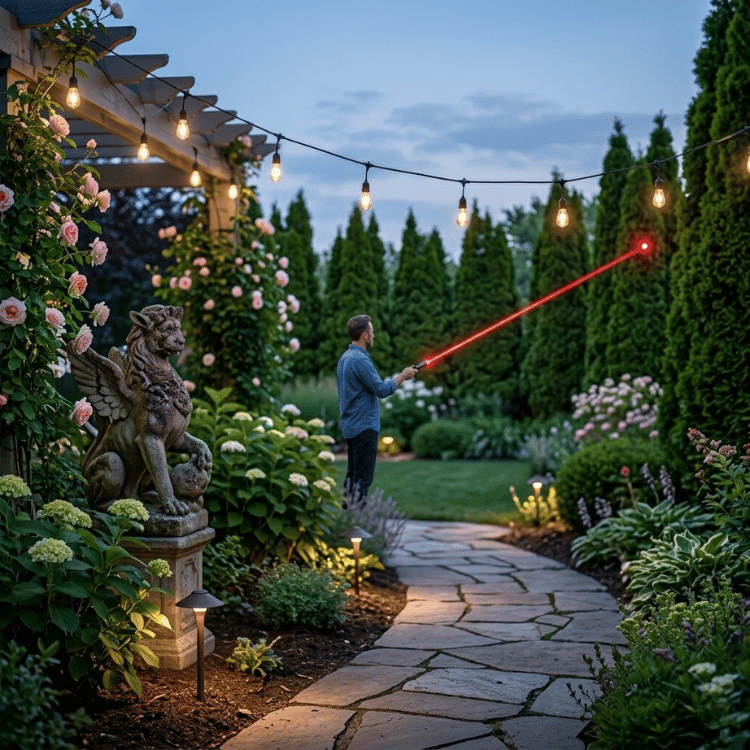 Krachtige Oplaadbare Laserpointer met Verstelbare Focus - Bereik 10.000 m