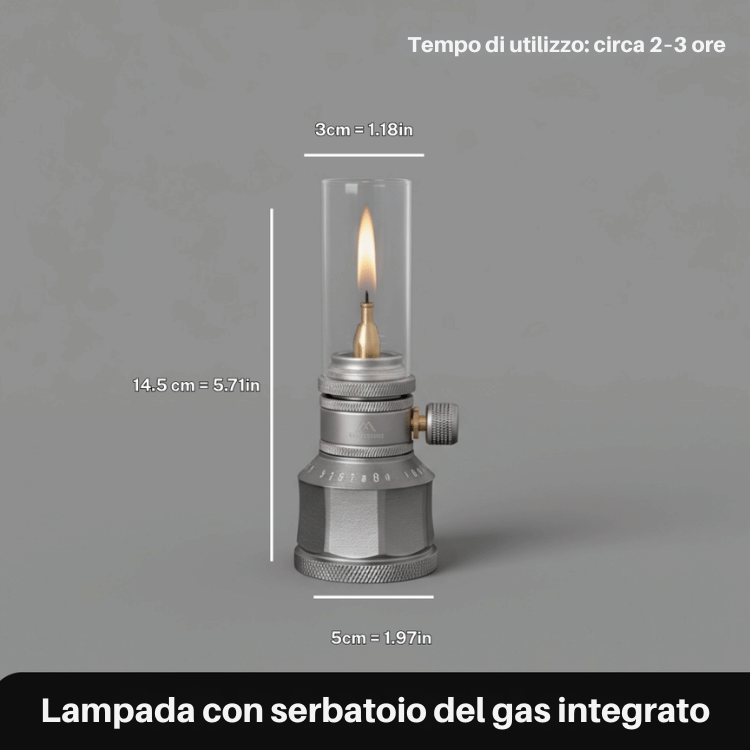 Campinglamp Mountain Peak - Warme en Draagbare Licht