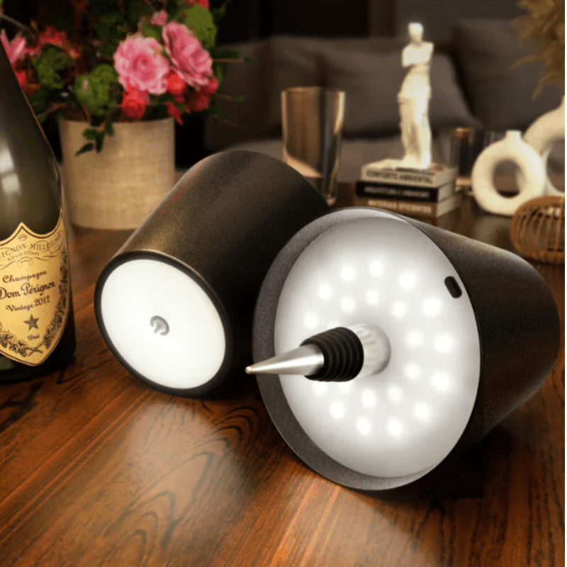 Wireless Bottle Table Lamp LED Rechargeable — 9 Colors 11
