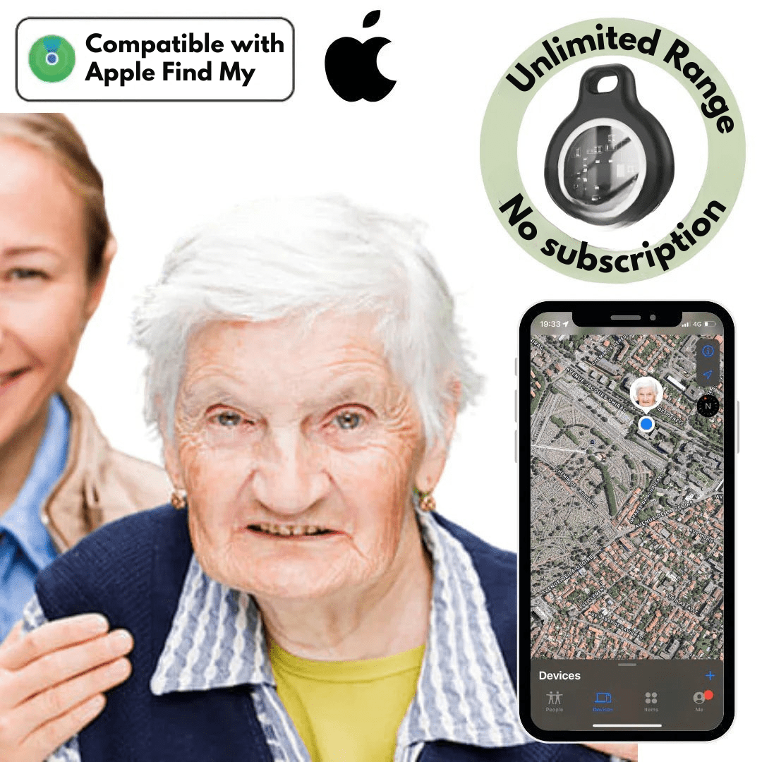 GPS Tracker per Anziani Impermeabile IP67 con Aggiornamenti in Tempo Reale