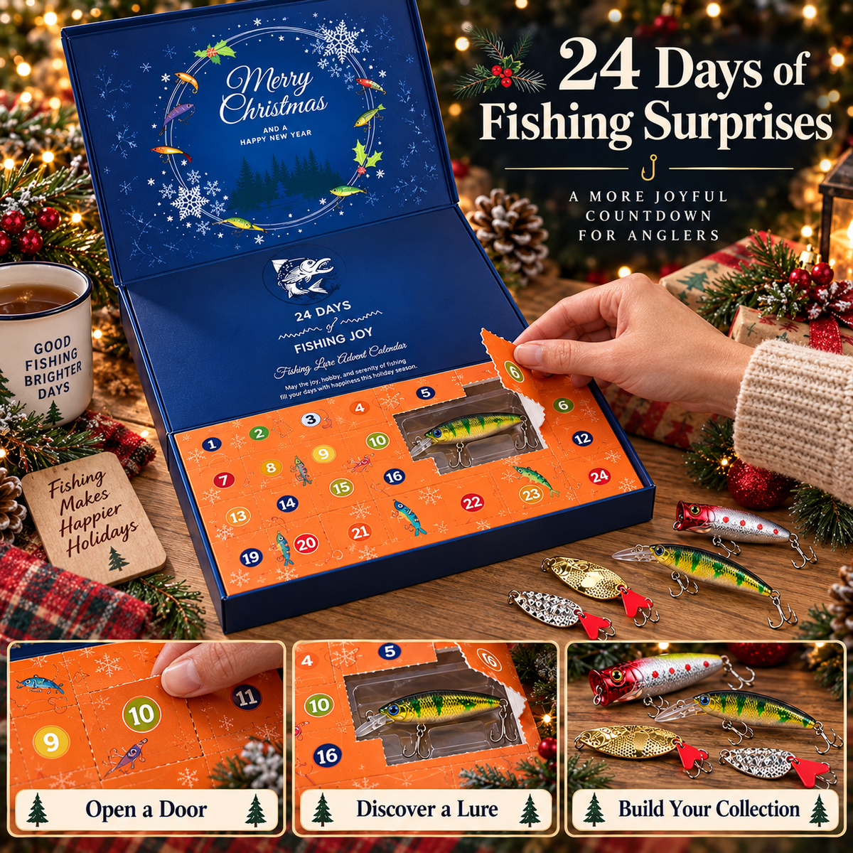 Fishing Advent Calendar 2026 — 24 Surprise Lures for Christmas 1