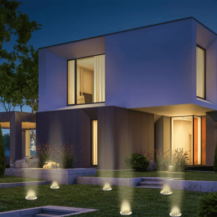 Lumières Solaires de Jardin en Acier Inoxydable - Illuminez Votre Espace Extérieur