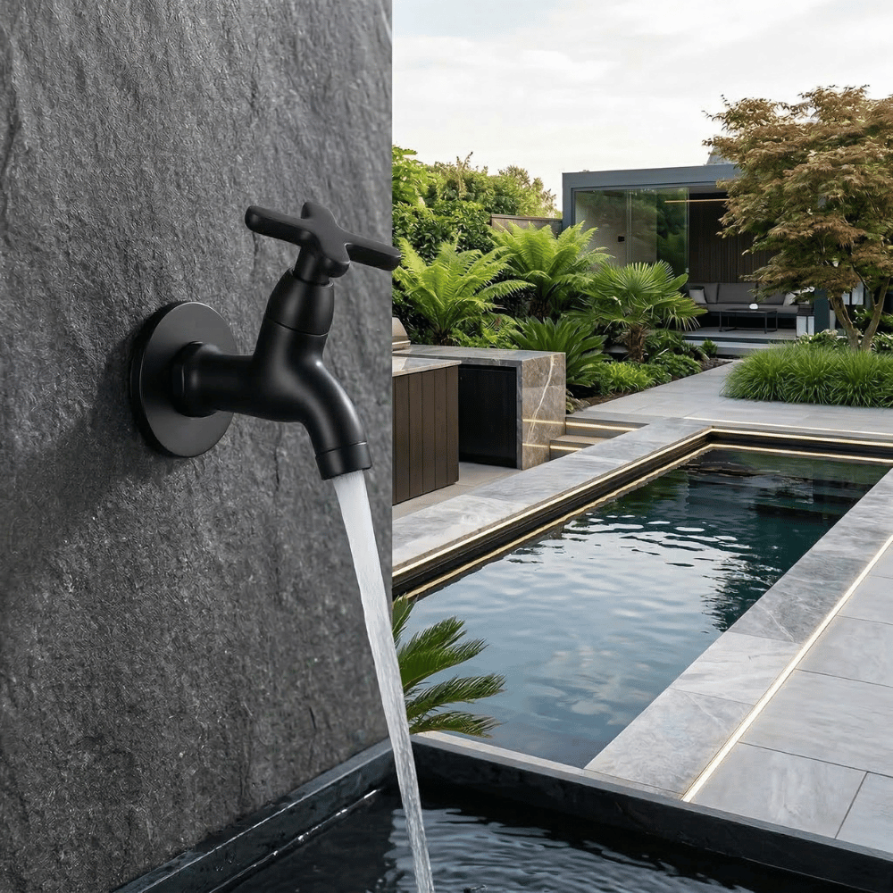 Moderne Muurkraan van Messing voor Keuken en Badkamer - Elegante en Duurzame Ontwerp