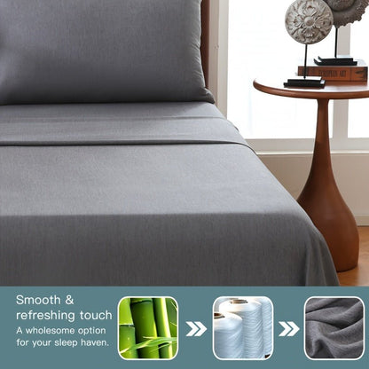 Bamboo Fiber Fitted Sheet – Cool & Breathable Bed Linen 2