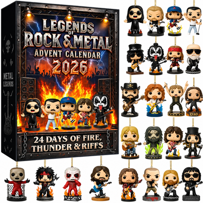 Rock Legends Advent Calendar 2026 — 24 Collectible Rock Icons 2
