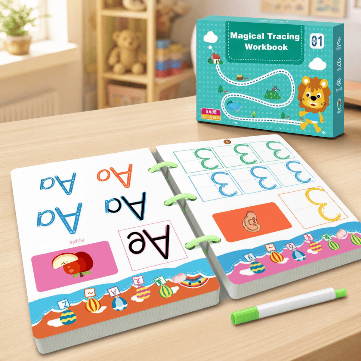 Reusable Writing Practice Workbook Set Pip — Kids 2+ 1