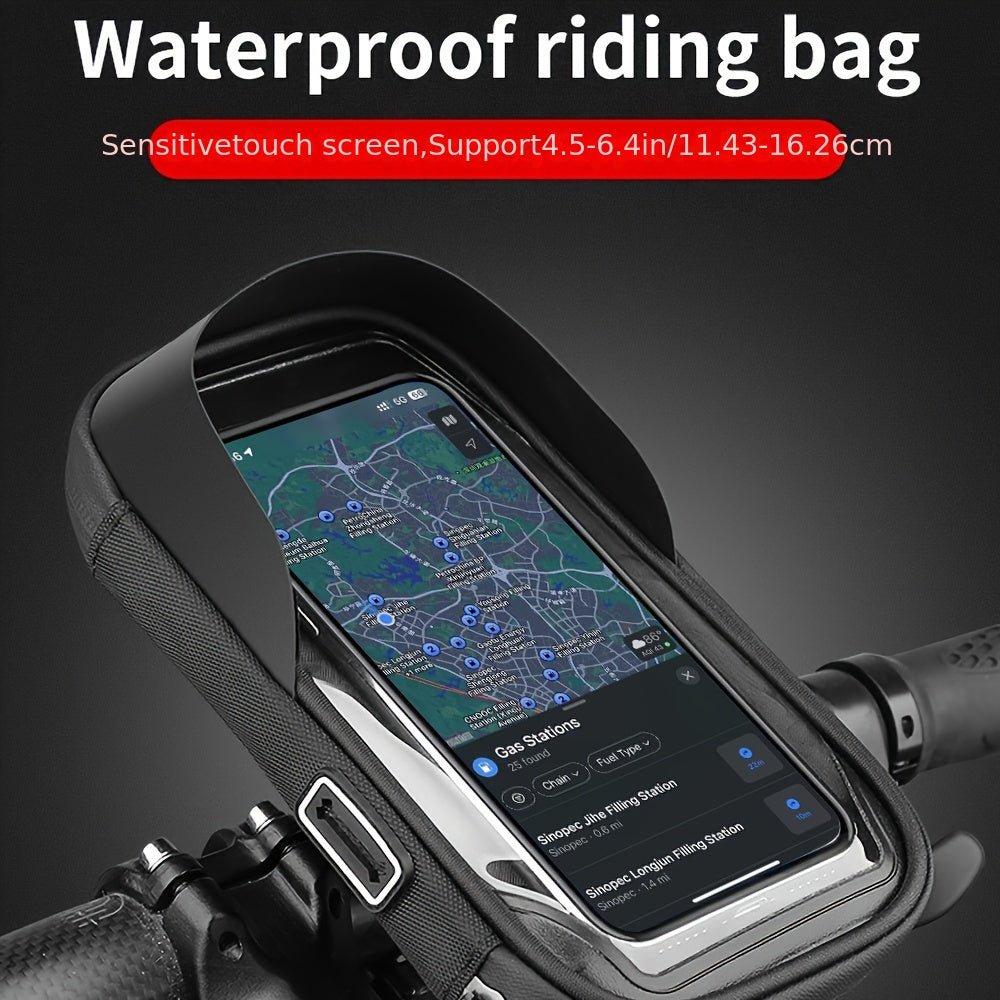 Porta Telefono Impermeabile per Bici e Moto con Rotazione 360°