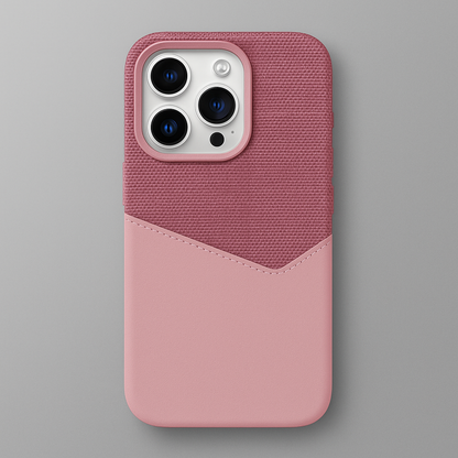Cover iPhone in Pelle Vero con Porta Carte e MagSafe