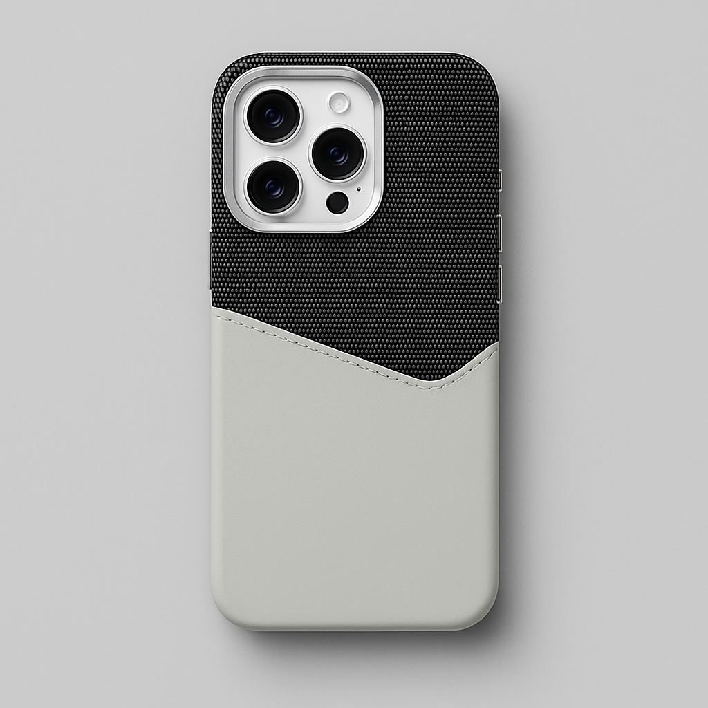 Cover iPhone in Pelle Vero con Porta Carte e MagSafe