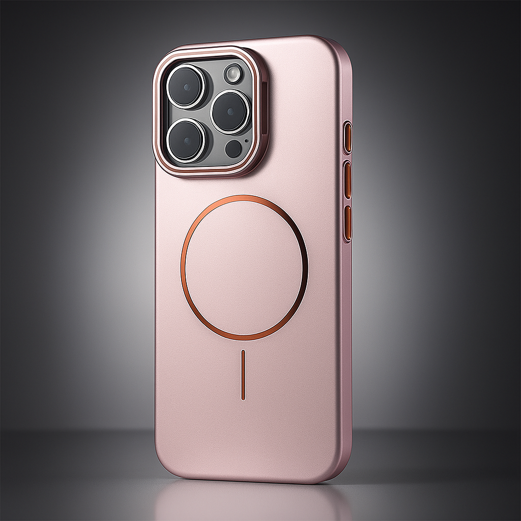 Armor Shield Cover iPhone MagSafe con Stand e Protezione Obiettivo
