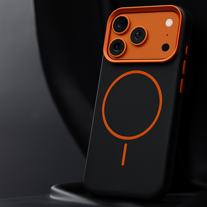 Montara Custodia iPhone in Pelle — Pattern Elefante & MagSafe