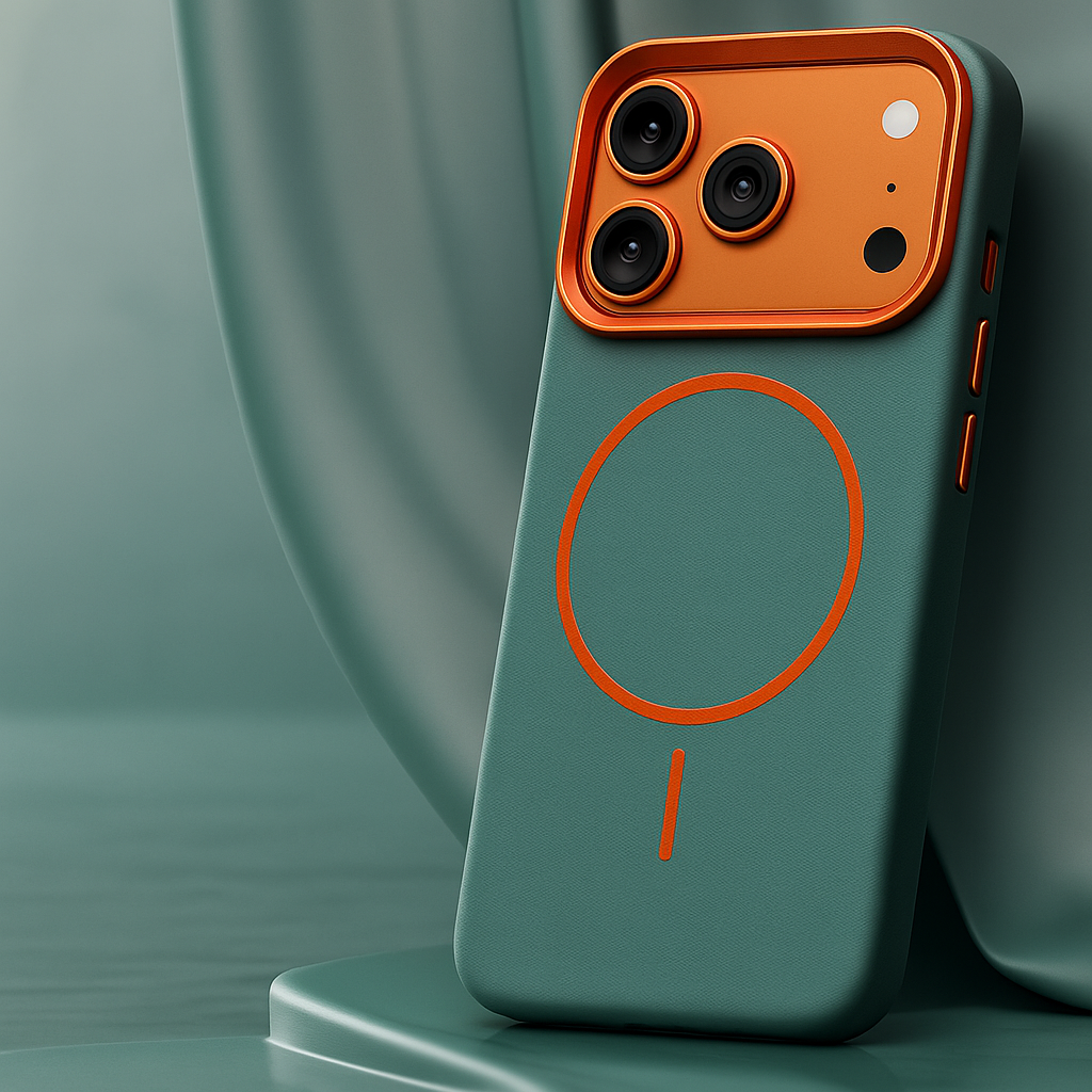 Montara Custodia iPhone in Pelle — Pattern Elefante & MagSafe