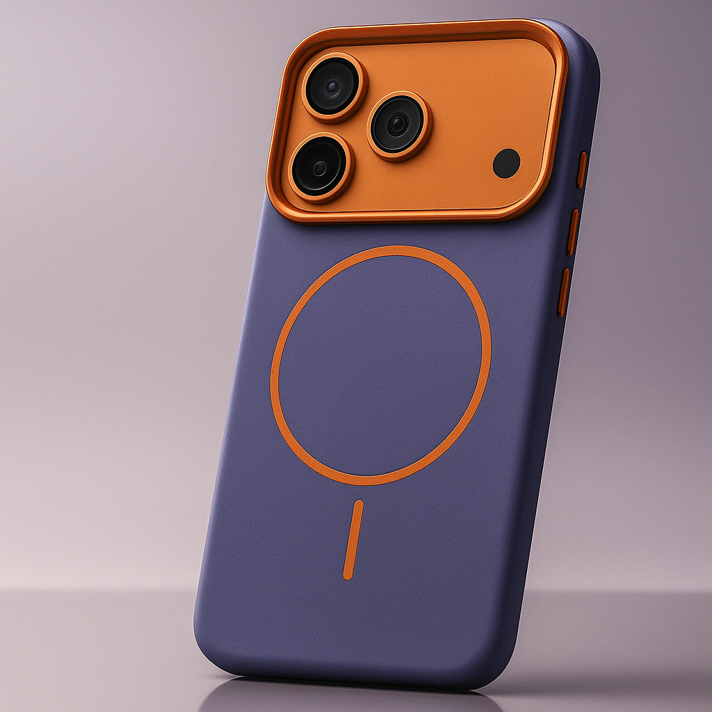 Montara Custodia iPhone in Pelle — Pattern Elefante & MagSafe