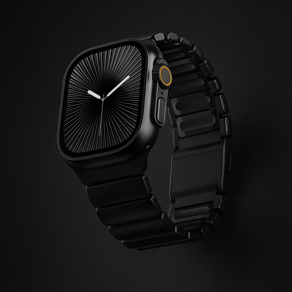 Aurex Titanium Band per Apple Watch con Chiusura Magnetica