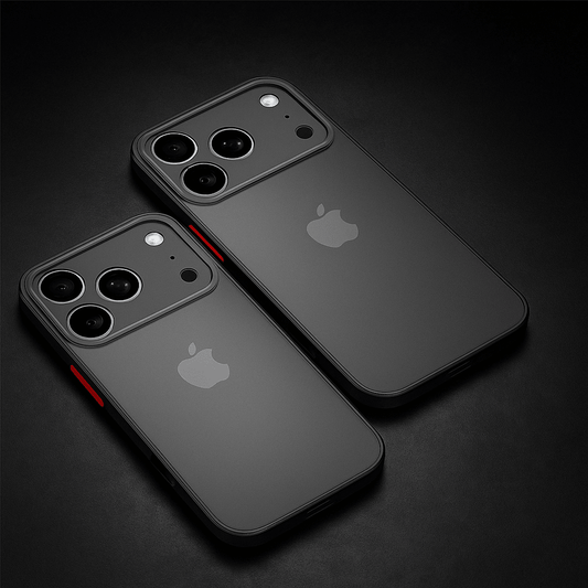 Cover iPhone 17 Opaca con Cornice in Alluminio e Protezione Ibrida