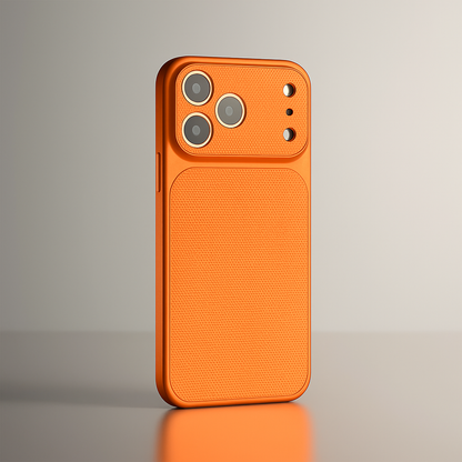 Cover iPhone in Pelle Ibrida con MagSafe e Protezione Obiettivo