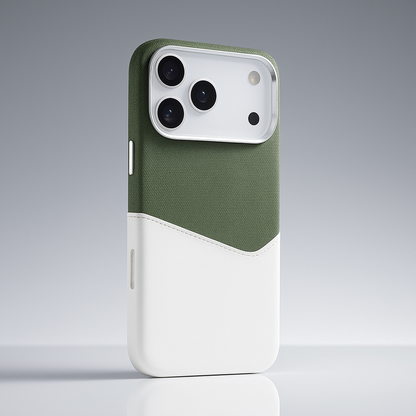 Cover iPhone in Pelle Vero con Porta Carte e MagSafe