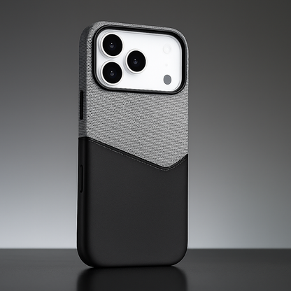 Cover iPhone in Pelle Vero con Porta Carte e MagSafe