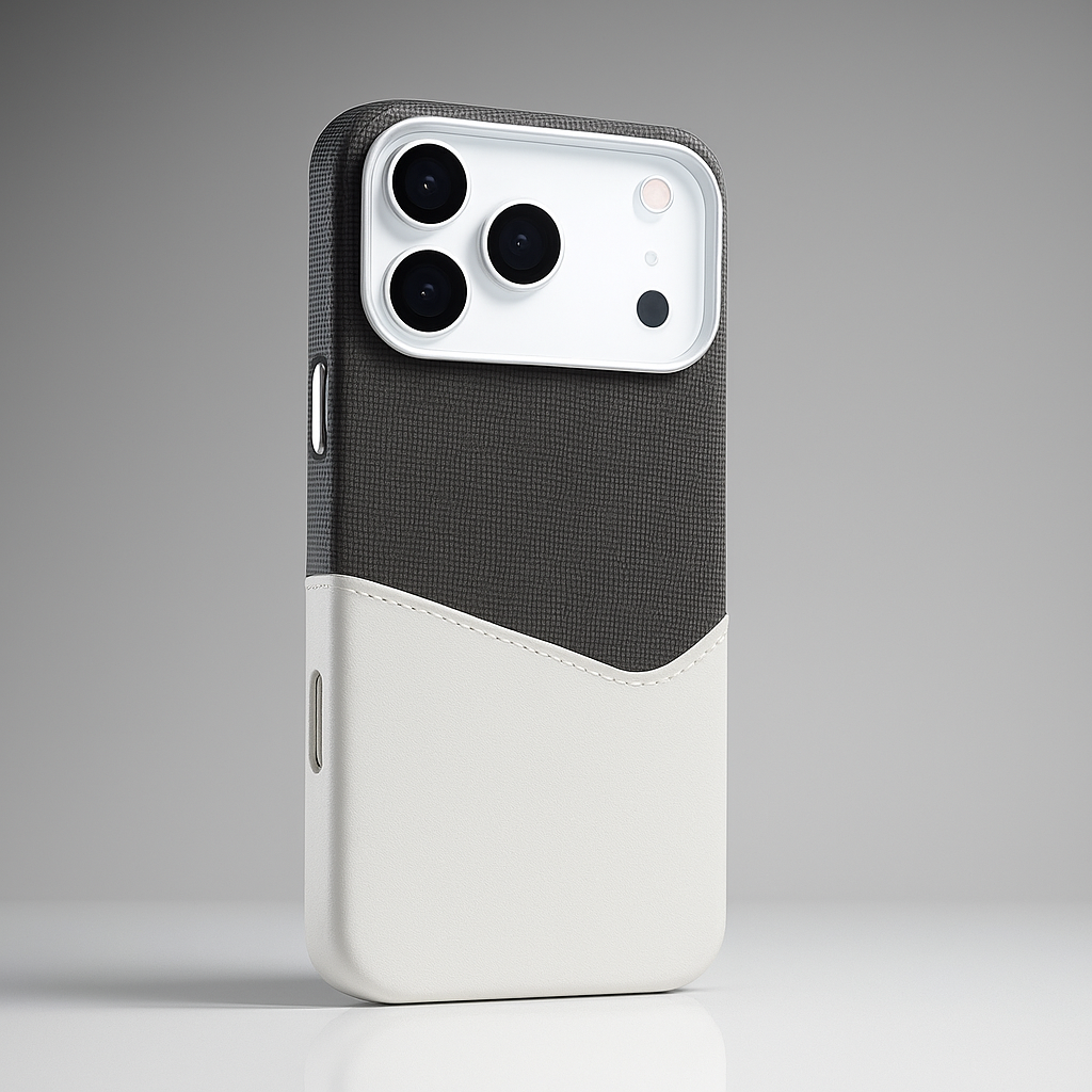 Cover iPhone in Pelle Vero con Porta Carte e MagSafe