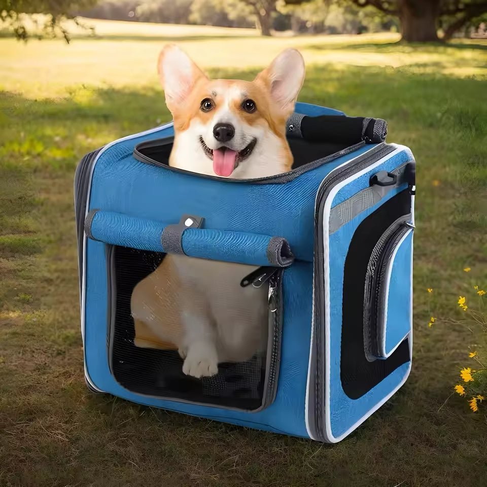 Bike Basket for Pets — Expandable Front Carrier for Dogs & Cats 1