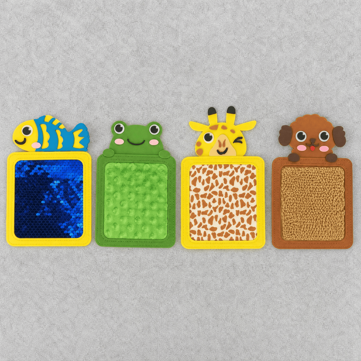 Animal Sensory Texture Mats for Kids — 8-Piece Set CE Certified 4