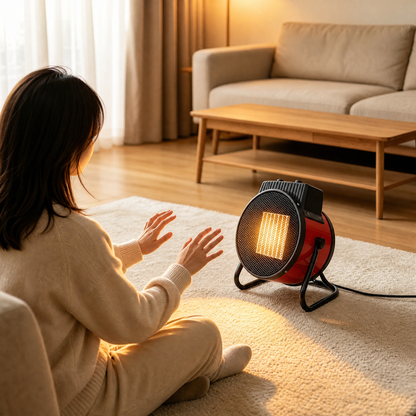 Cylindrical Ceramic PTC Fan Heater — Industrial Style 1500W-3000W 2