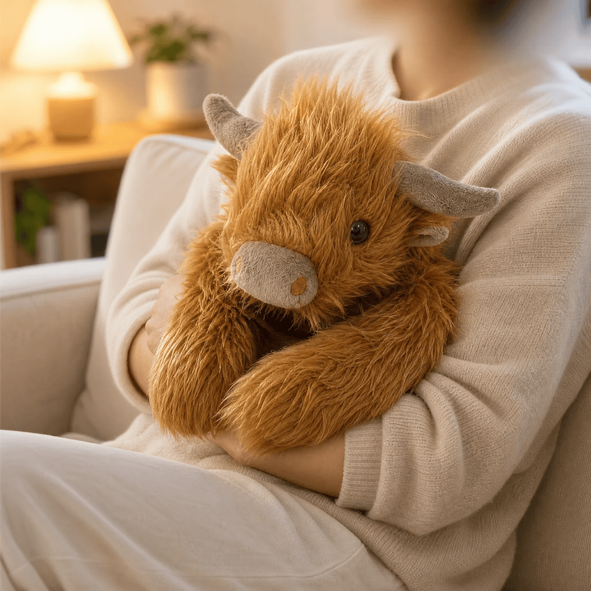Highland Cow Plush 65 cm — Long Faux Fur & Weighted Legs 2