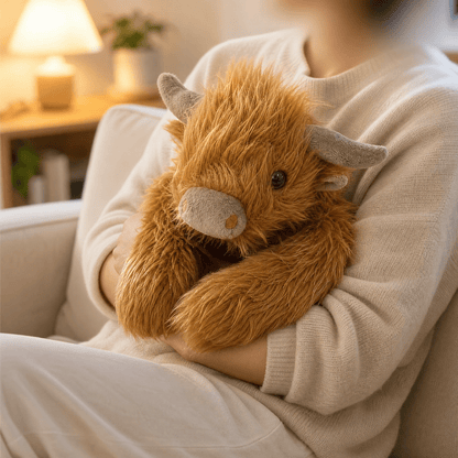 Highland Cow Plush 65 cm — Long Faux Fur & Weighted Legs 2