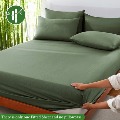 Bamboo Fiber Fitted Sheet – Cool & Breathable Bed Linen 7