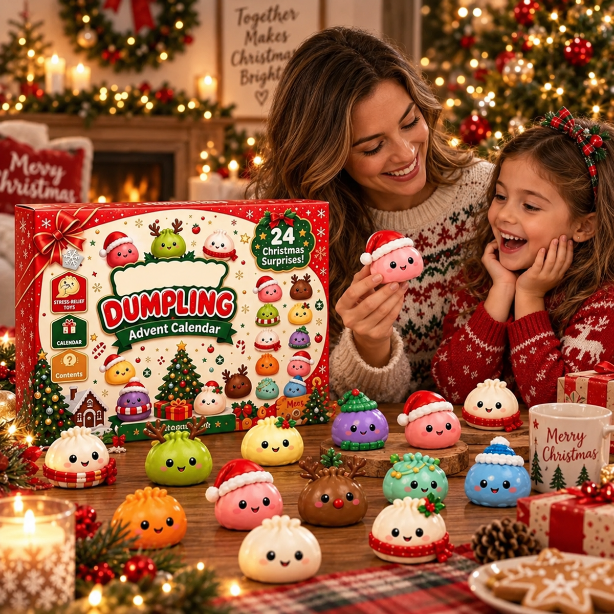 24-Day Squishy Advent Calendar — Christmas Surprise Toys 2