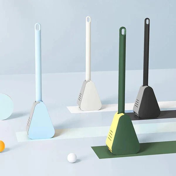 HygieneSwipe Flexible Toilet Brush — Flat Head & Wall Holder 6
