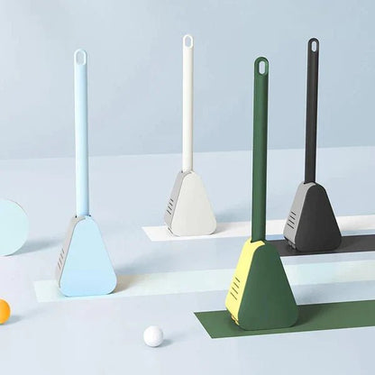 HygieneSwipe Flexible Toilet Brush — Flat Head & Wall Holder 6