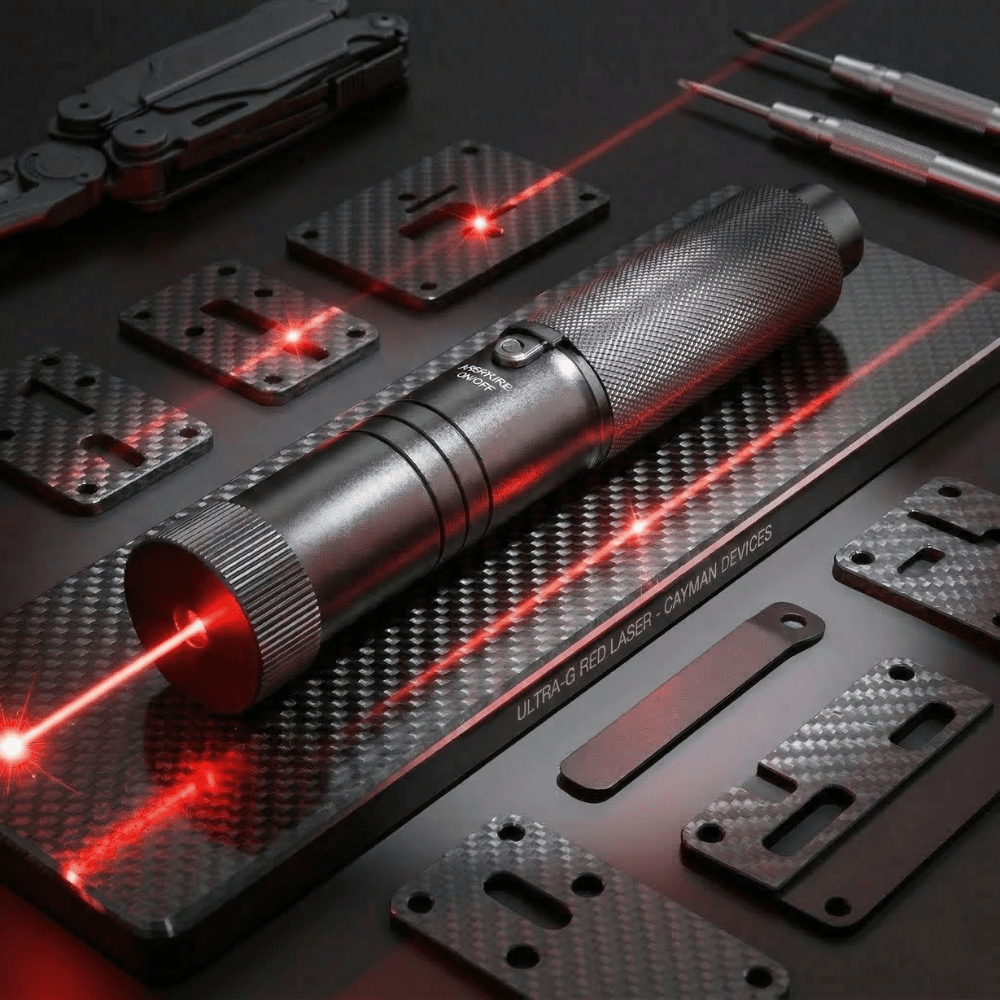 Krachtige Oplaadbare Laserpointer met Verstelbare Focus - Bereik 10.000 m